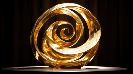 elegant golden swirlの素材