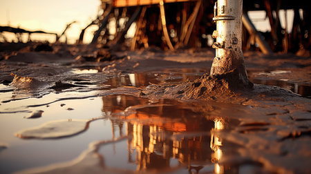 environment oil rig landの素材