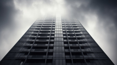 modern highrise grayの素材