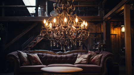 luxury chandelier home interiorの素材