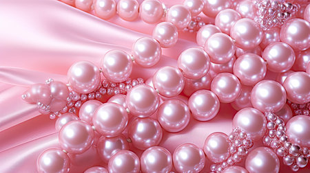 jewelry pink pearl backgroundの素材