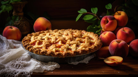 oven fresh peach fruitの素材