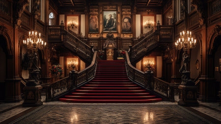 grand blurred castle interiorsの素材