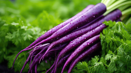 unique purple carrotの素材