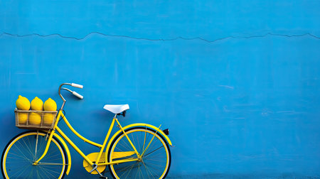 vibrant refreshing lemon yellowの素材