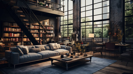 design blurred urban home interiorの素材