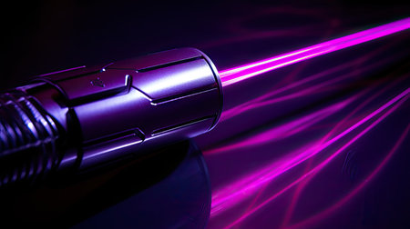 powerful purple laserの素材