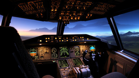 navigation airline technologyの素材