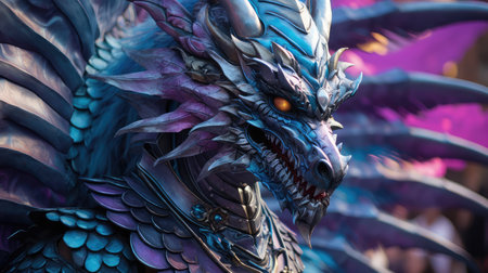 festival purple dragonの素材