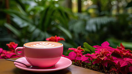 coffee pink latteの素材