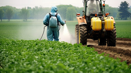 sprayer nitrogen in soilの素材