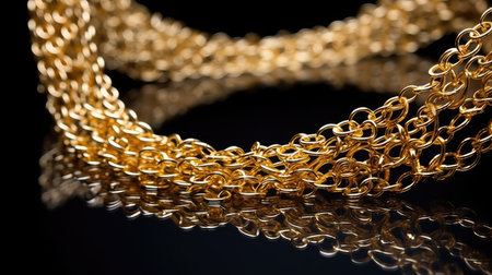 elegant golden chainの素材
