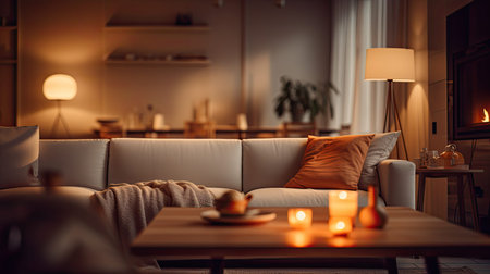 living blurred interiorの素材