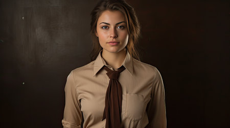 fashion brown tieの素材