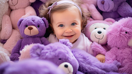toys baby purpleの素材