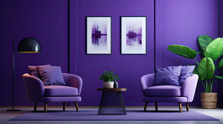 walls purple background lightの素材
