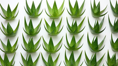 plant aloe vera backgroundの素材
