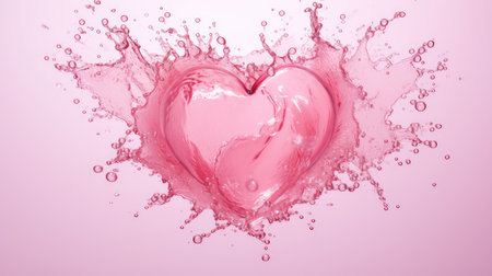 heplayful pink splashの素材