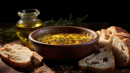 flavor oil in bowlの素材