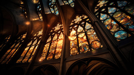 window bronze lightの素材