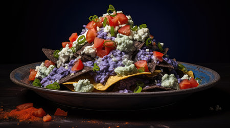 cheese blue corn chipsの素材