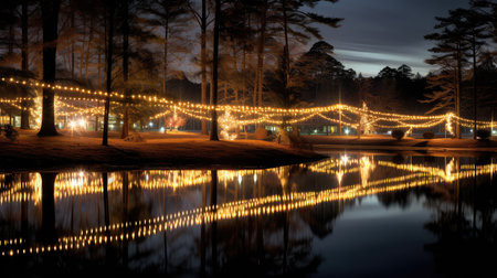 glow xmas lightsの素材