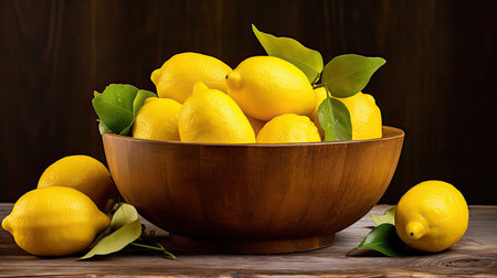 bowl citron lemon yellowの素材