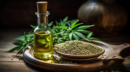 seeds hempseed oil The second photo isの素材