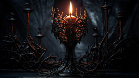 mystery dark candleの素材