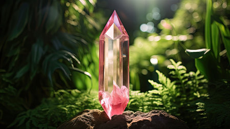 contrast pink crystalの素材