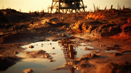 consequences oil rig landの素材