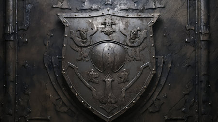 medieval grey shieldの素材