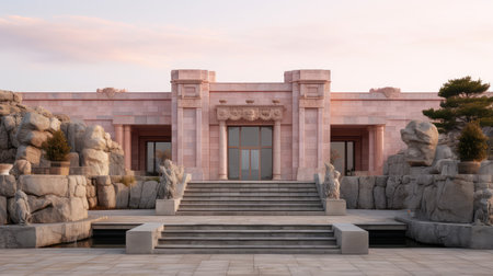 building pink graniteの素材