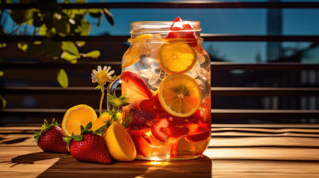 cold sun tea In the second photographの素材