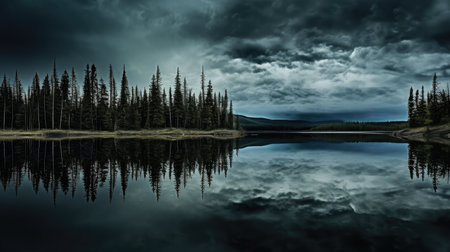 calm dark sky hdriの素材