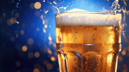 liquid bud light beer In the second photographの素材