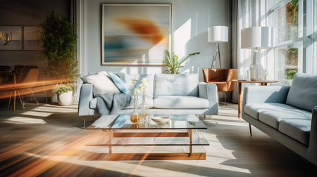 modern blurred professional interior designerの素材