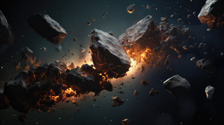 collision asteroid beltの素材