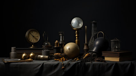 arrangement dark studio backgroundの素材