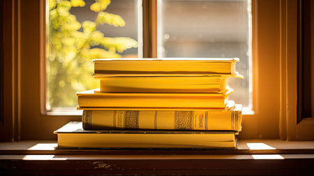 mystery yellow booksの素材