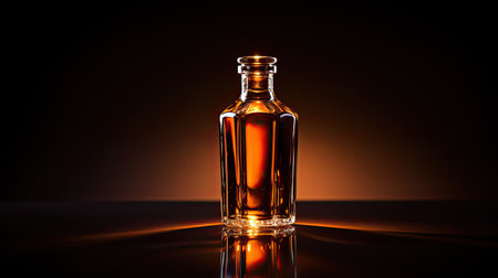 amber brown glass bottleの素材
