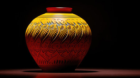 patterns red and yellow textureの素材