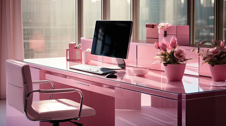 photograph pink computerの素材