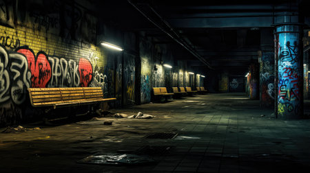 abandoned dark placesの素材