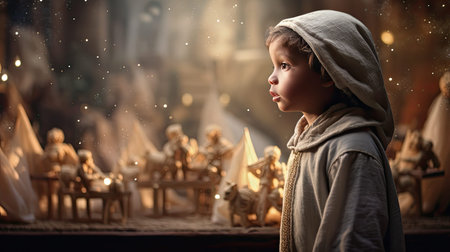 nativity star over bethlehemの素材
