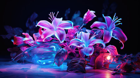 hues uv light backgroundの素材