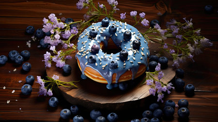 rustic blue donutの素材