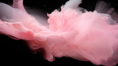 airy paint stroke pinkの素材