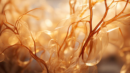 underwater brown seaweedの素材