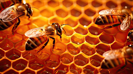 swax honeycomb bee farmの素材